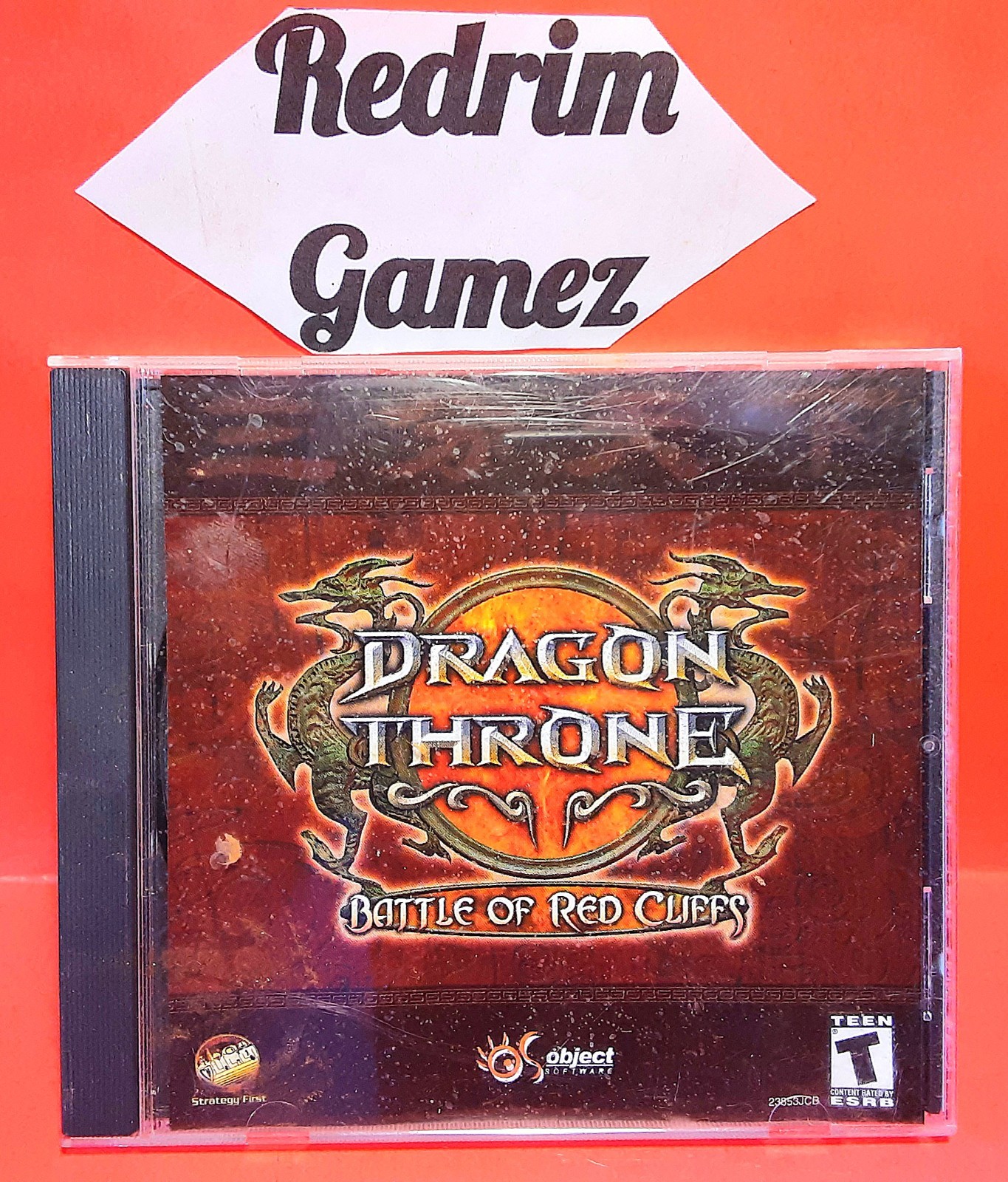 Dragon Throne Battle Of Red Cliff COMPLETE Windows PC CD Rom Video Games Fantasy