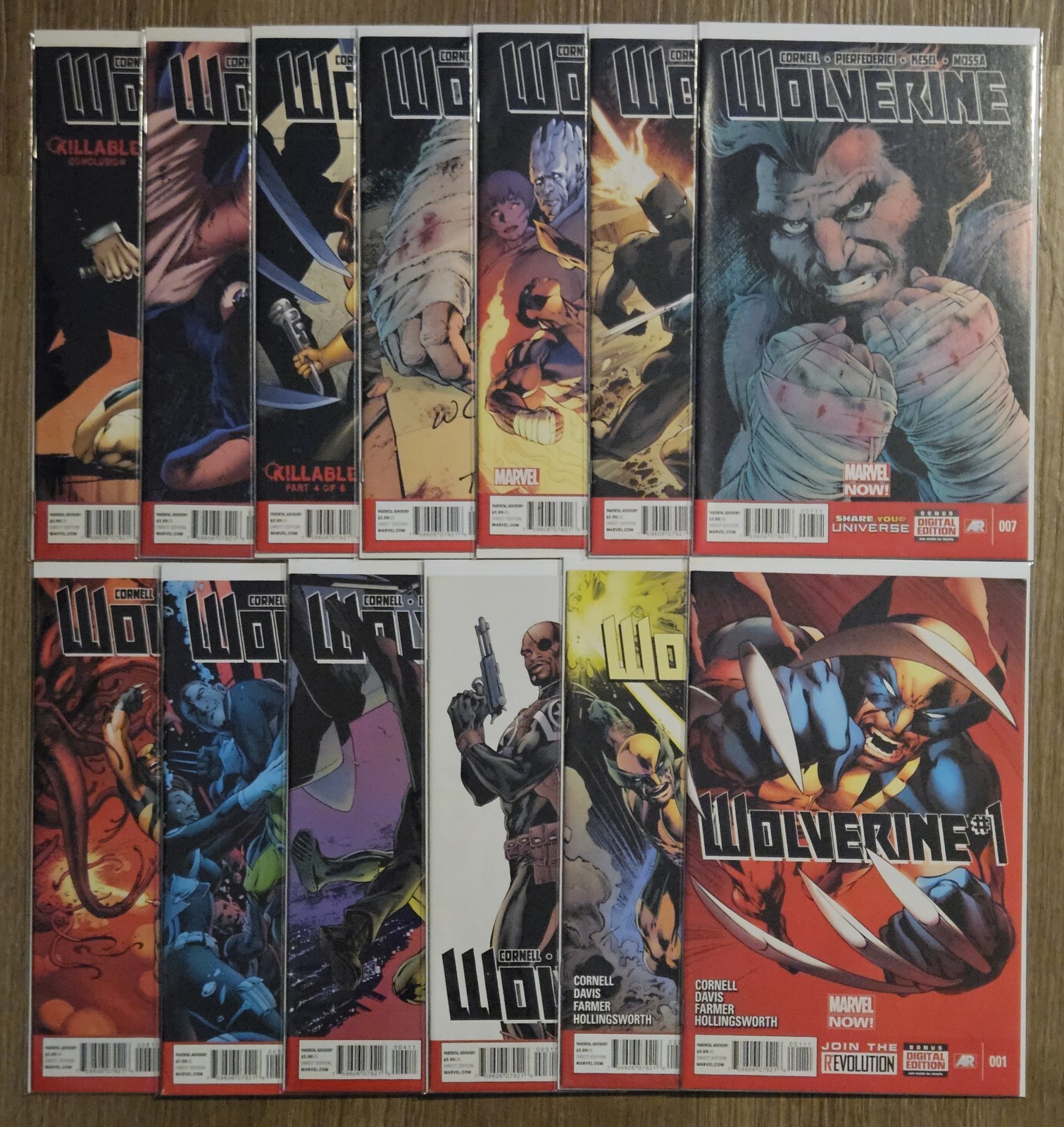 Wolverine #1-13 (Vol. 5) NM Full Set 2013 Marvel Comics 