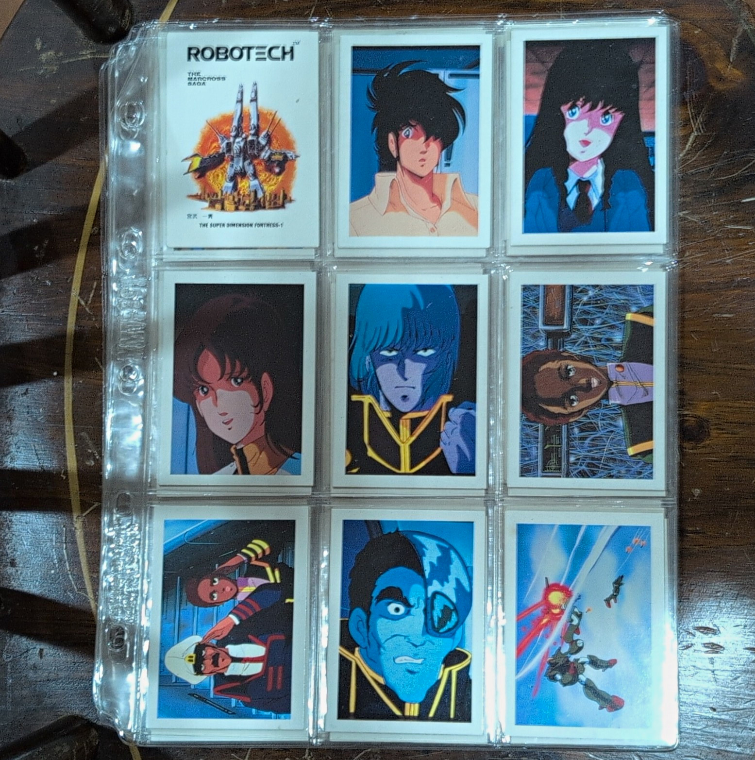 Robotech Macross Saga Non-Sport Trading Card Lot - 60 Card Set