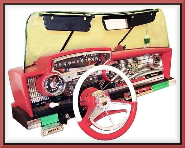 1960s Playmobile Dashboard #2, Toolbox - Refrigerator Magnet, READ NOT 3D