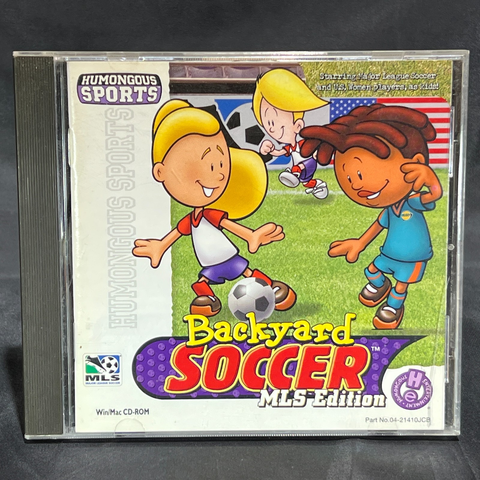 Backyard Soccer MLS Edition Vintage 2002 PC Game WIN 95/98 - Win/Mac Cd-Rom