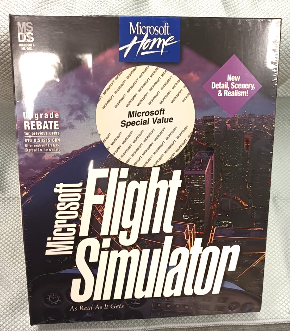 Microsoft Flight Simulator 5.1 (PC, 1995) 3.5