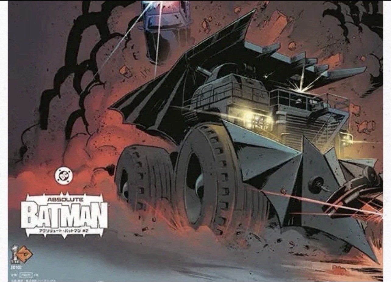 Absolute Batman #2 Nick Dragotta Batmobile Wraparound Japanese In Hand NM