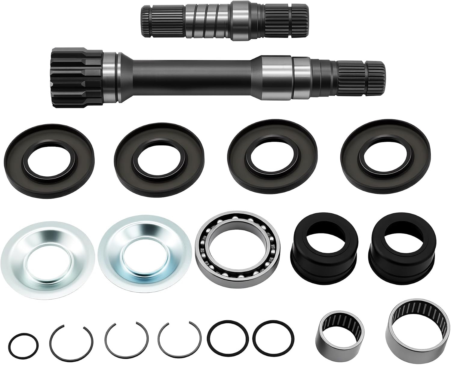 Front Differential Axle Intermediate Shaft Kit Fit for 2012-2018 Ram 1500, 2019-