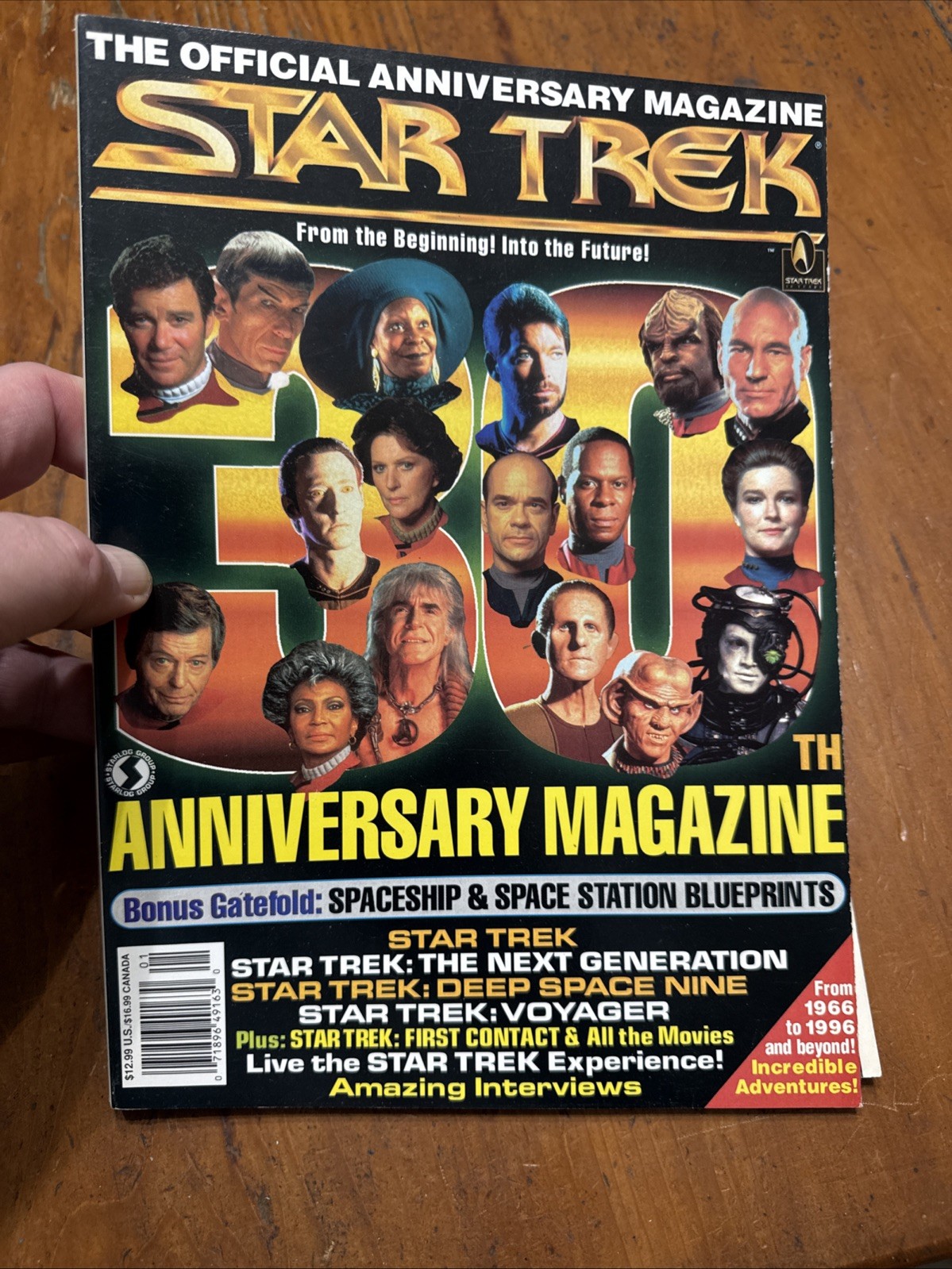 1996 Star Trek Anniversary Magazine From The Beginning Into The Future