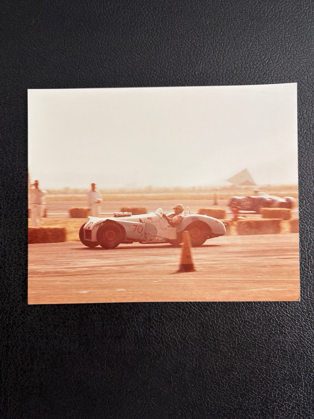 Vintage Original 1950s Allard J2 Road Race Sports Car Photo Fujichrome