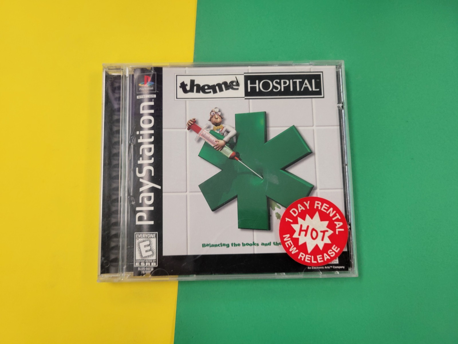 Theme Hospital (Sony PlayStation 1) PS1 Case And Art Only 