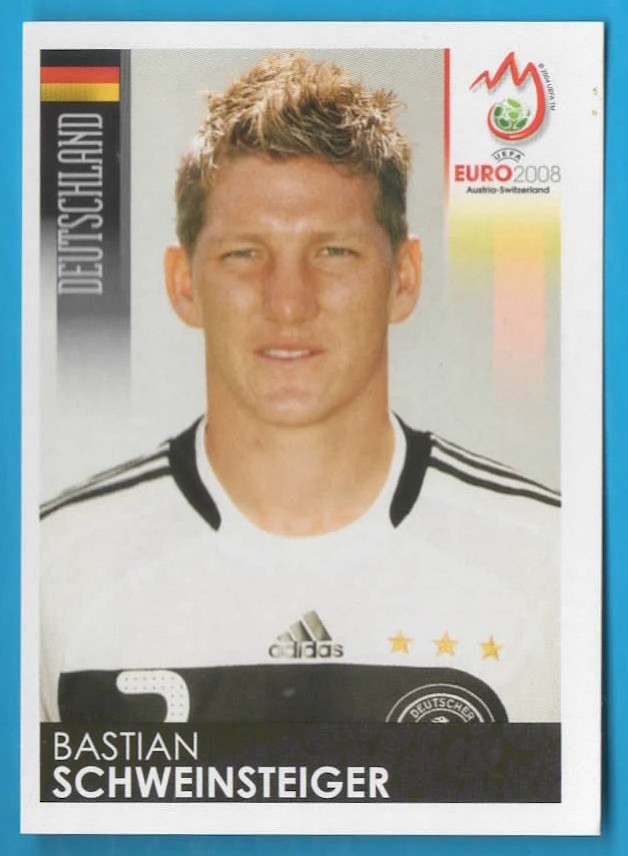 PANINI EURO 2008 FOOTBALLERS FIGURE N.220 SCHWEINSTEIGER NEW FROM MINT SACHET