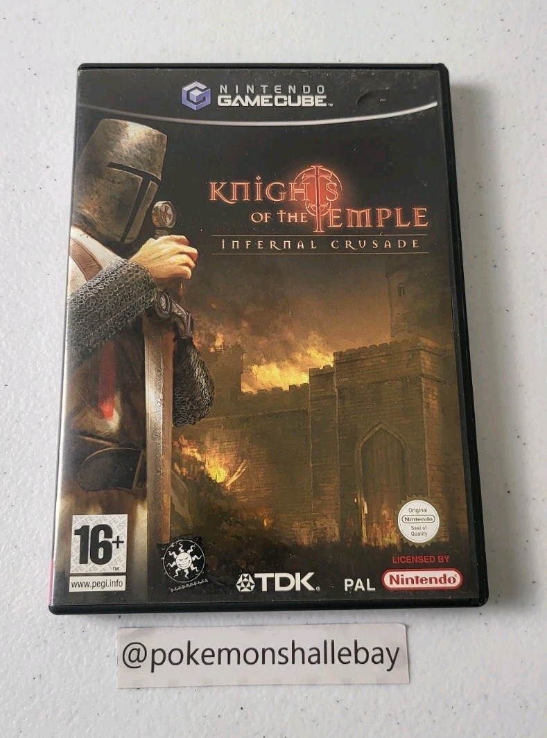Knights of the Temple: Infernal Crusade - Nintendo Gamecube W/ Manual - NM DISC