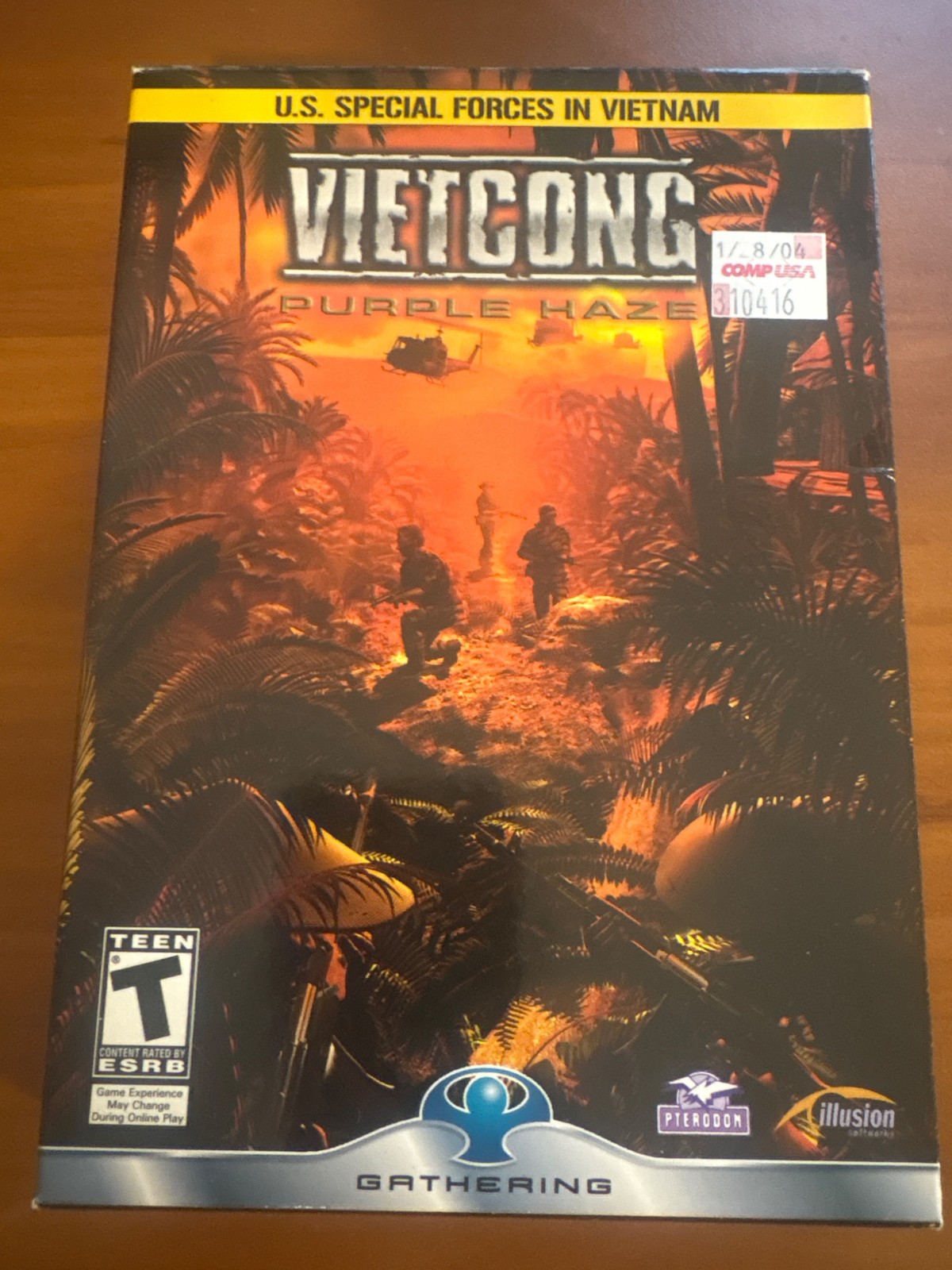 Vietcong: Purple Haze PC CIB (2004, Gathering) with Fist Alpha Mission Pack