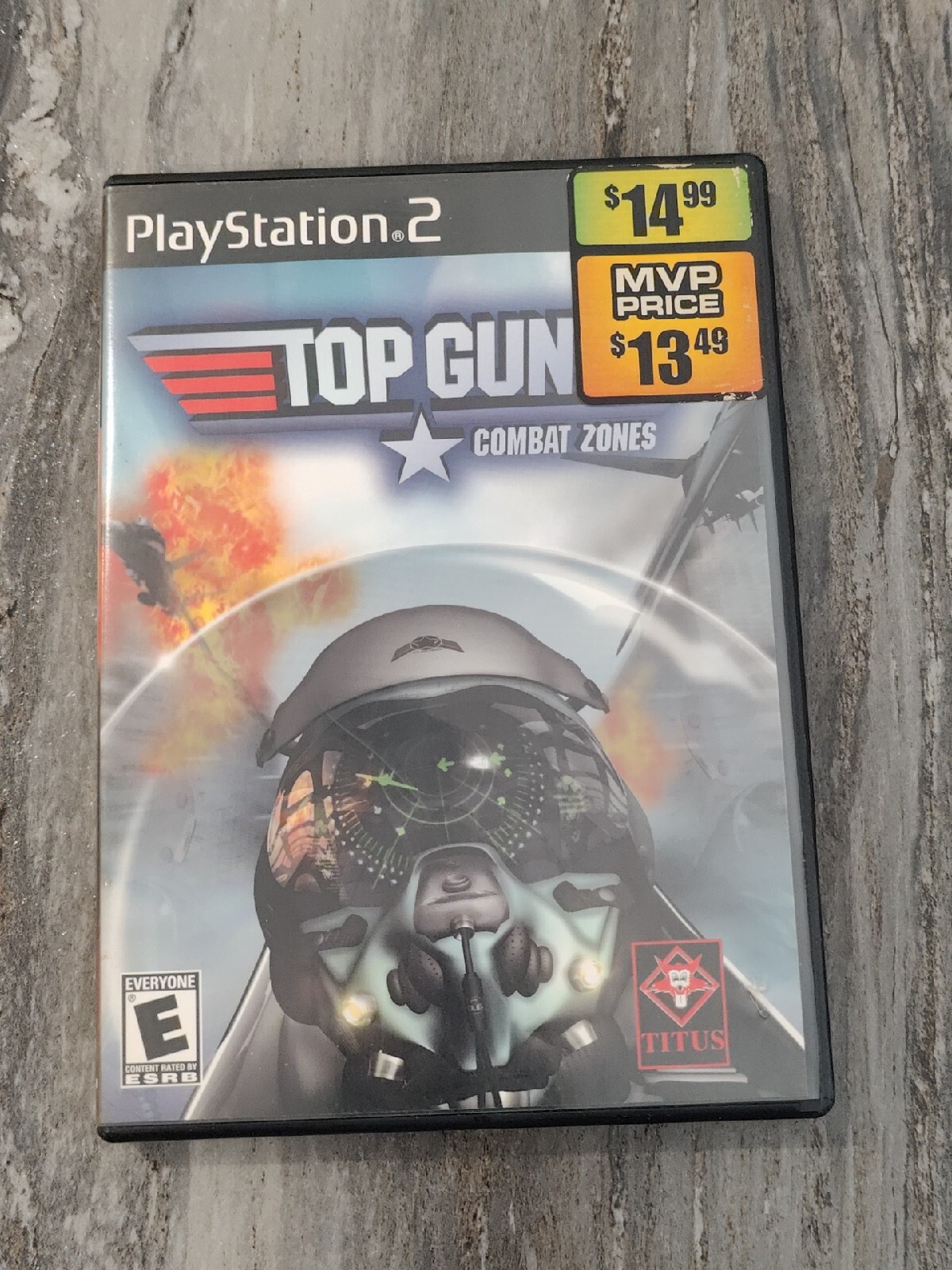 Top Gun Combat Zones (Sony PlayStation 2, PS2, 2001) Tested  