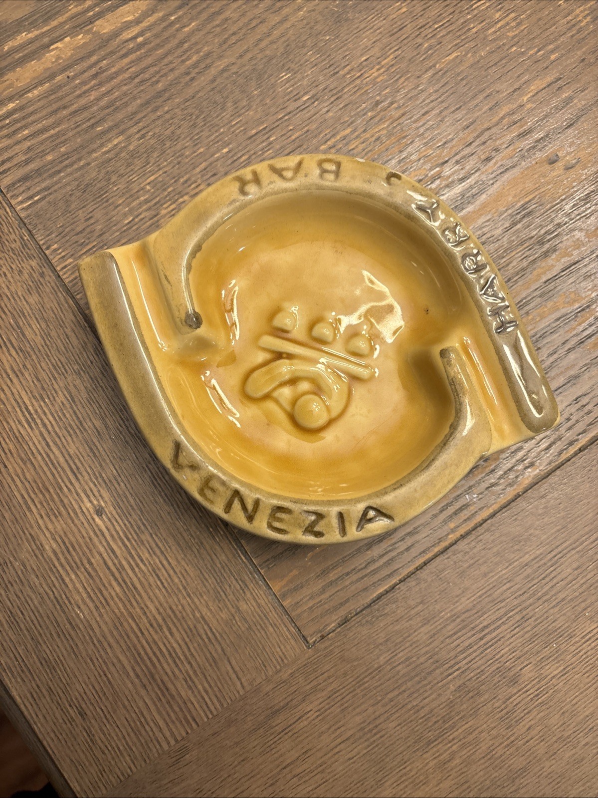Vintage Harry's Bar Venezia ceramic ashtray