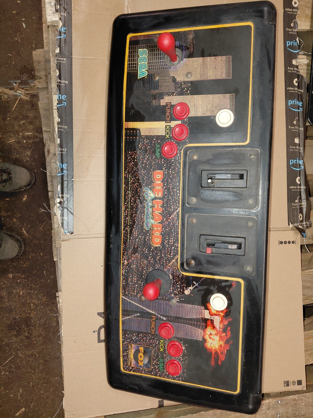 Authentic Sega ST-V Die Hard Arcade Control Panel