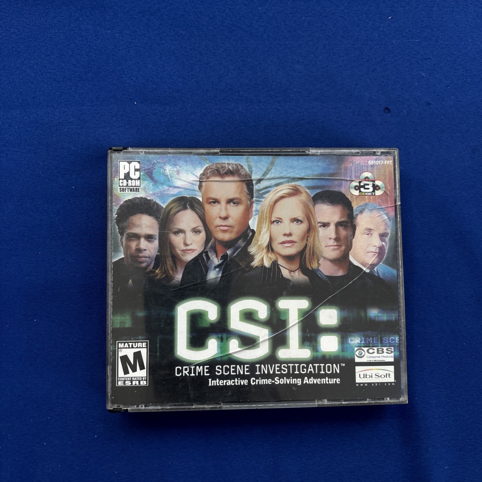 Ubisoft CSI: Crime Scene Investigation PC 3 CD Set 2003 M Adventure Game