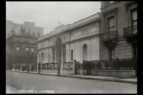 Photo:J.P. Morgan\'s Library,John Pierpont Morgan,exterior,1910-1915