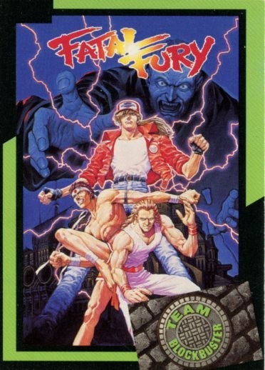TEAM BLOCKBUSTER PROMO CARD #39 FATAL FURY BLOCKBUSTER VIDEO 1993