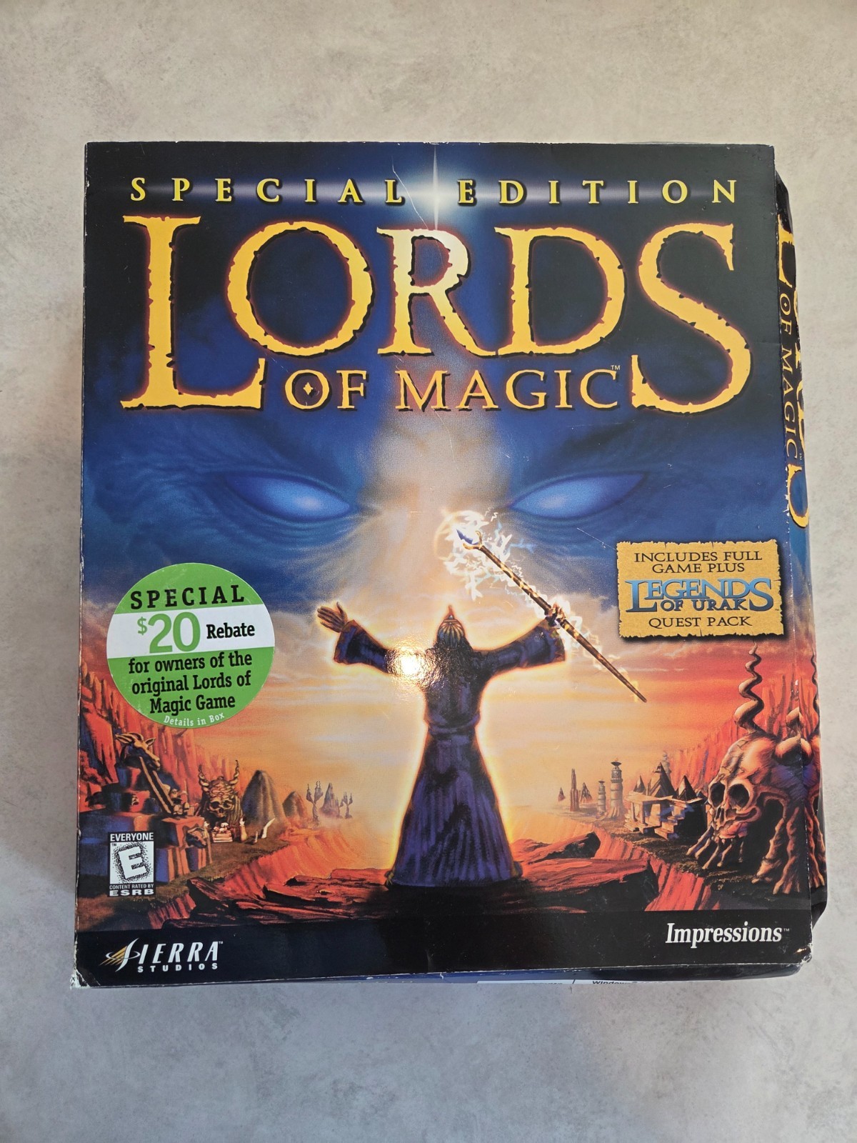 Lords of Magic: Special Edition (PC CD-ROM Big Box 1998 Sierra) Factory Sealed