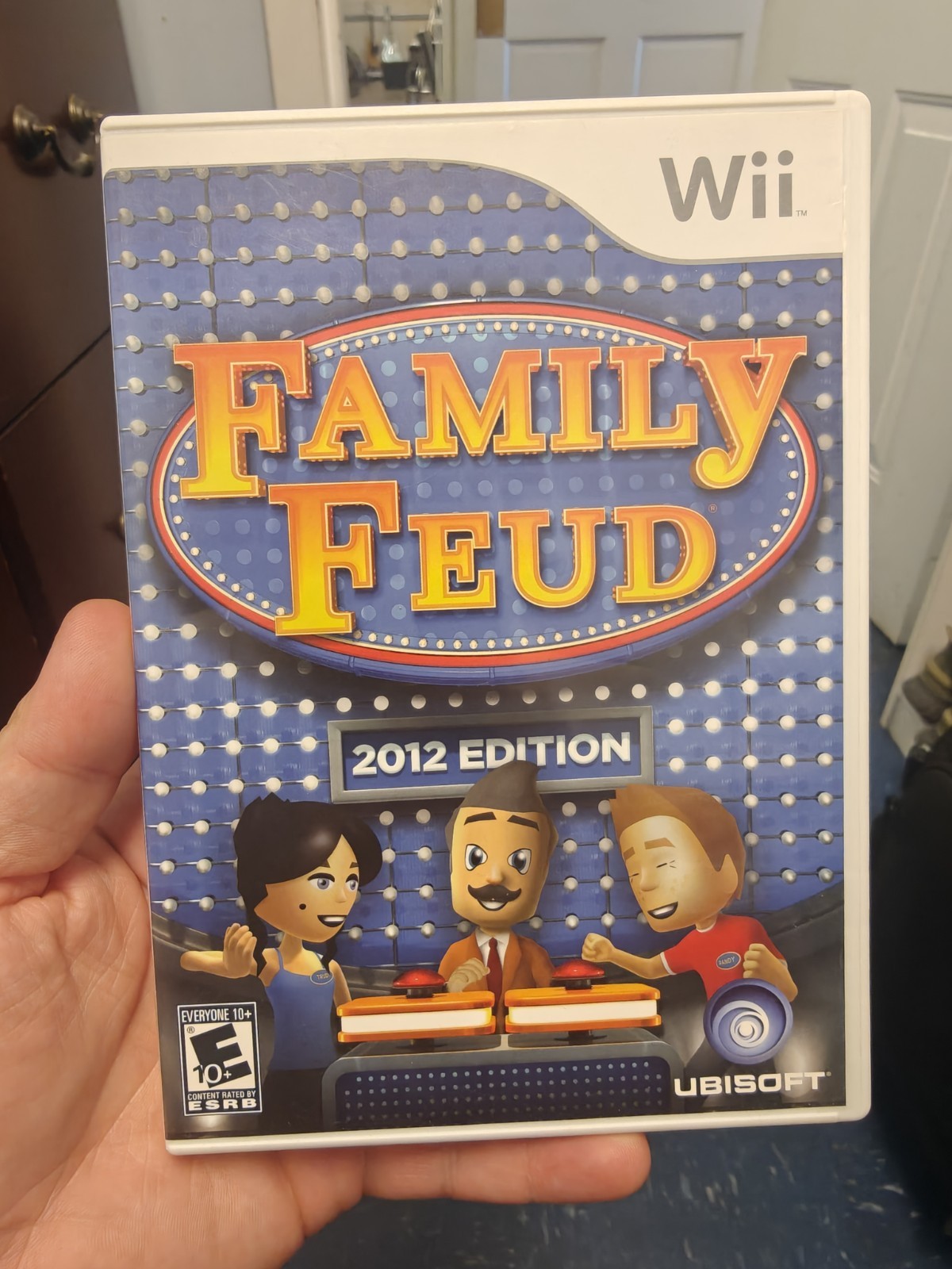 Family Feud 2012 Edition (Nintendo Wii) Complete with Case & Manual CIB