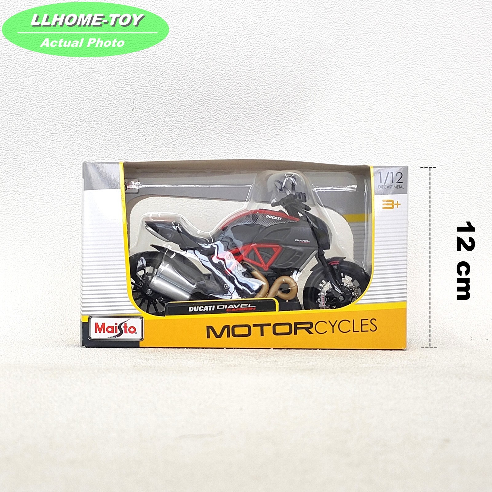 MAISTO 1:12 DUCATI Diavel Carbon DIECAST MOTORCYCLE BIKE MODEL Toy GIFT NIB