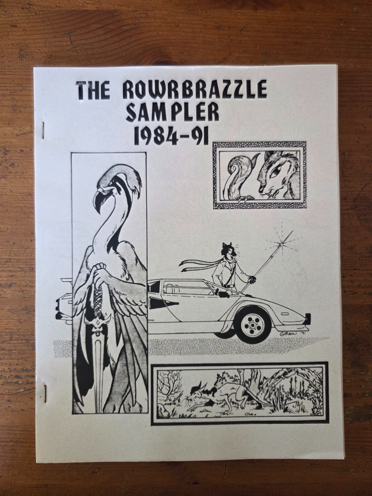 Rowrbrazzle Sampler 1984 - 1991 Anthropomorphic Furry Comic Scarce