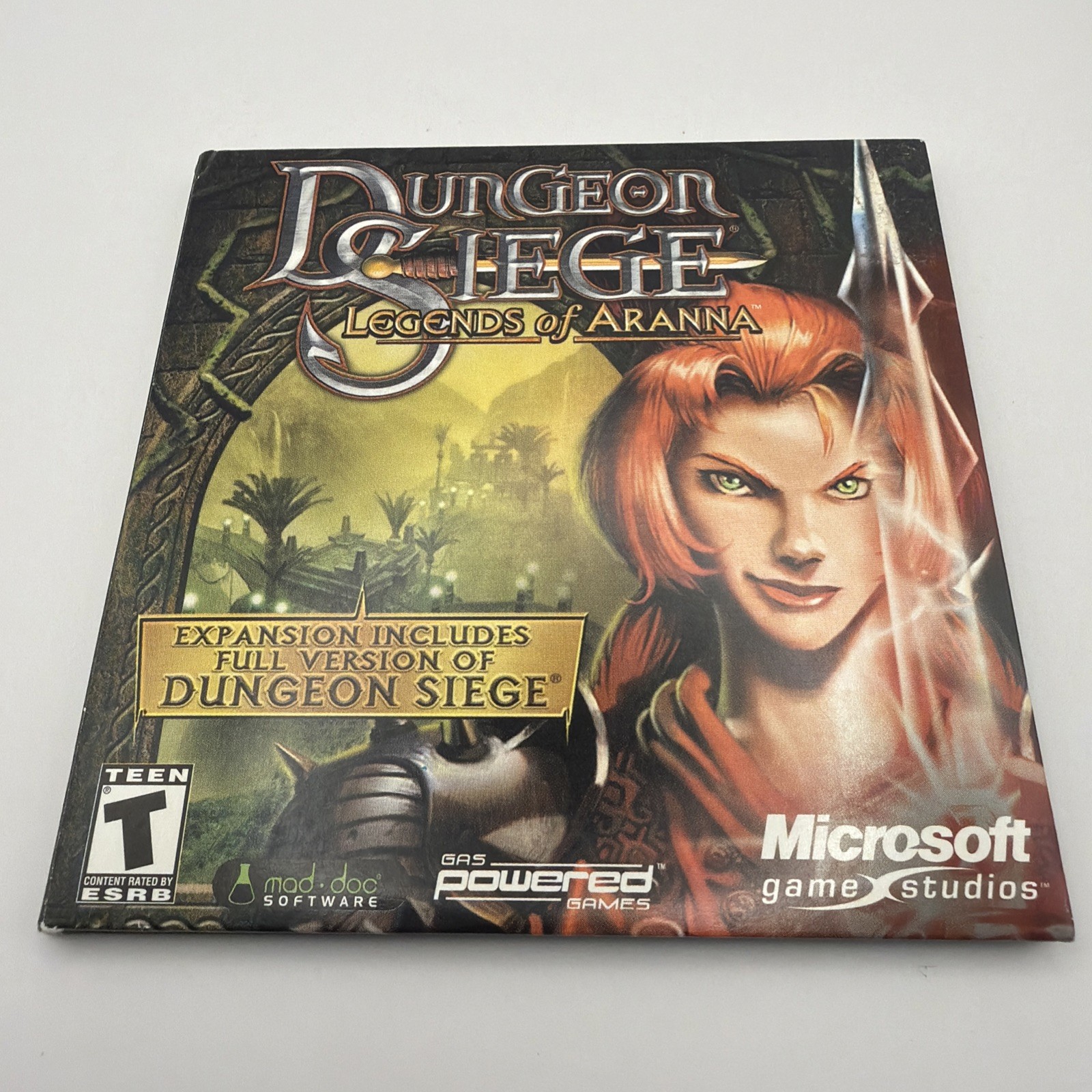 Dungeon Siege: Legends of Aranna (PC CD-ROM) Slipcover CIB COMPLETE