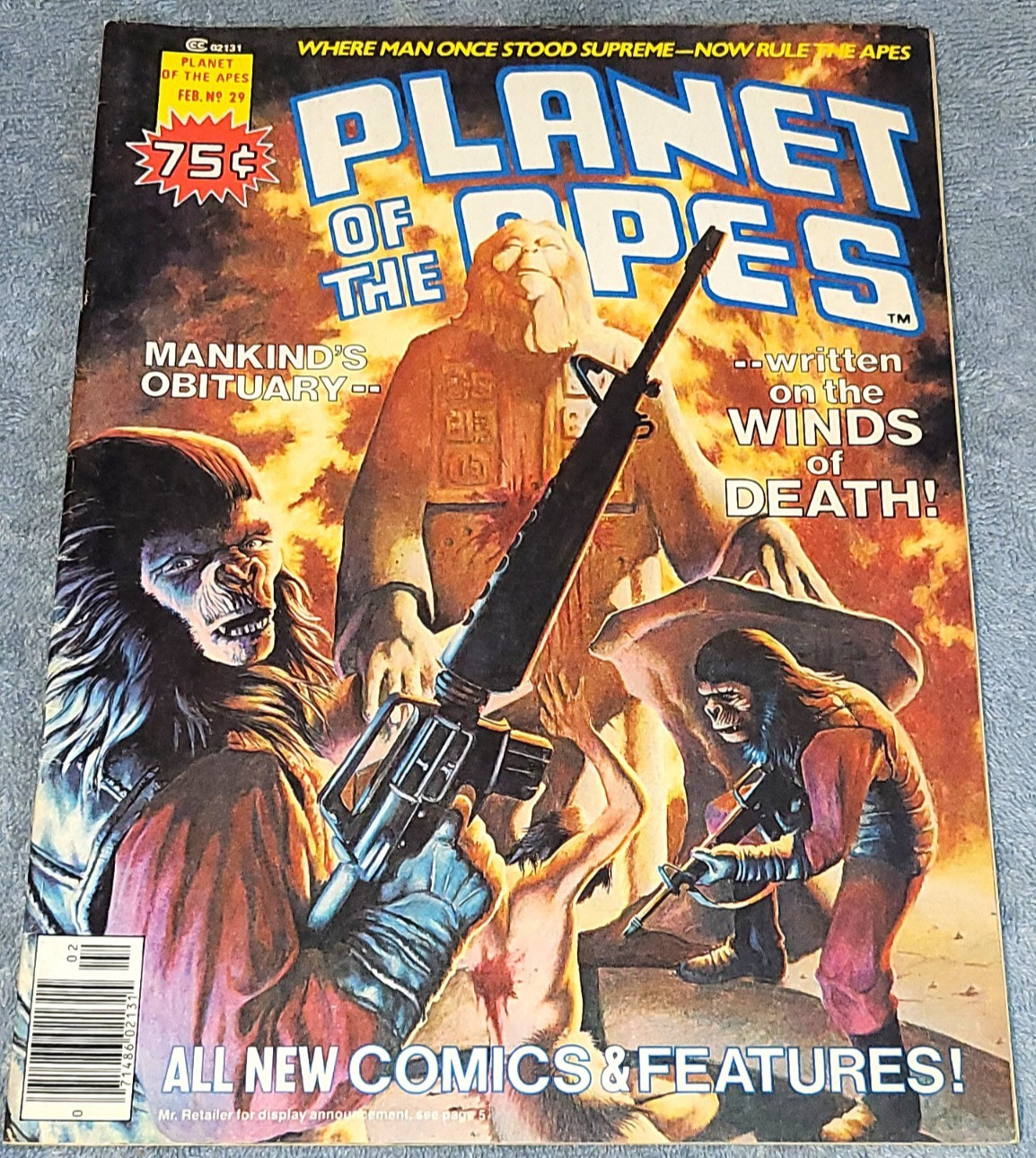 Planet of the Apes Magazine #29 Feb. 1977 Marvel Final Issue/Low Distribution VF
