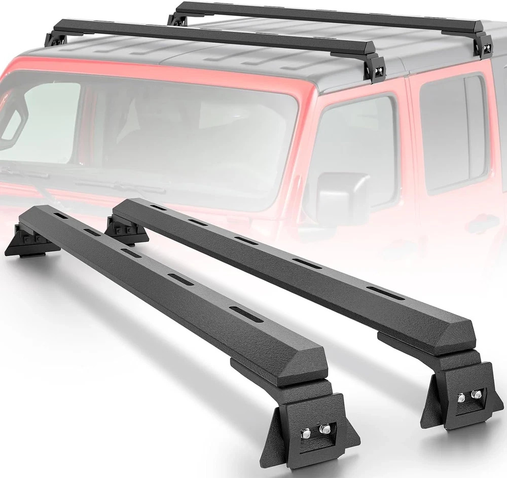 Maximum 410 Lb. Weight Capacity Roof Rack Cross Member Compatible Wrangler JL JK