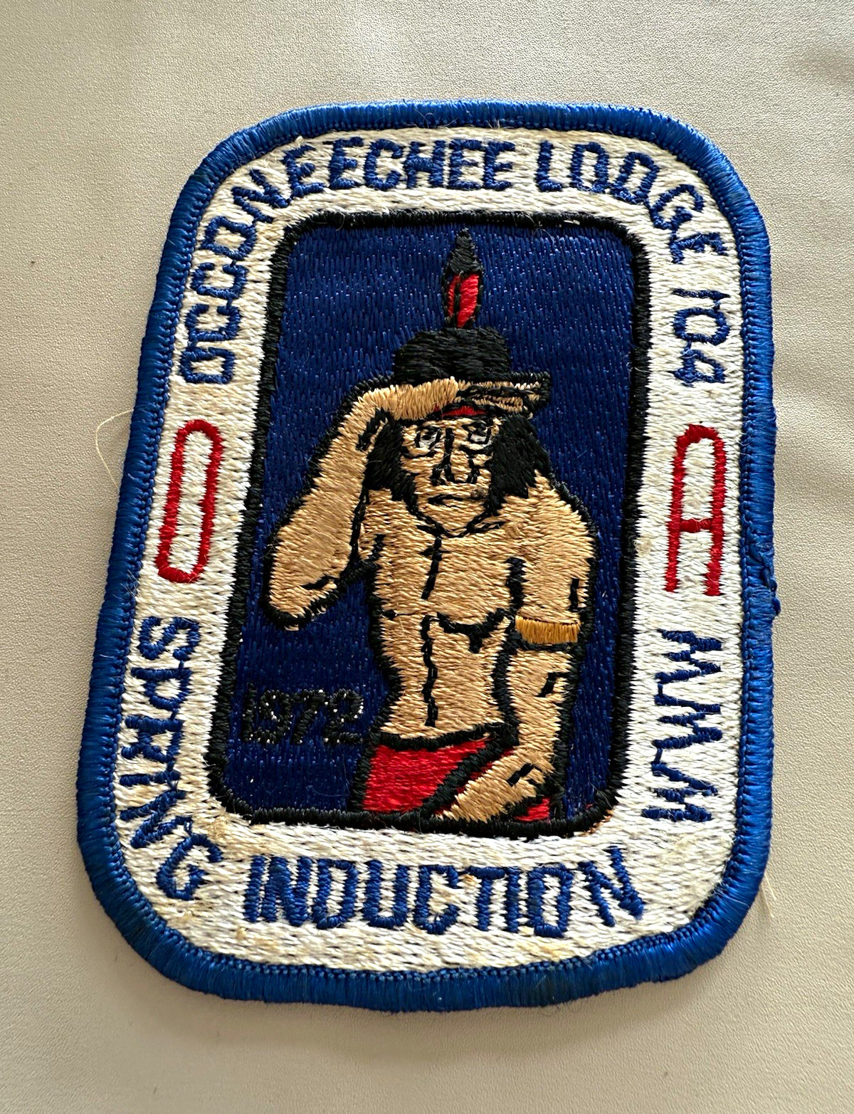 Boy Scouts Order of the Arrow Occoneechee Lodge OA Spring Induction Patch