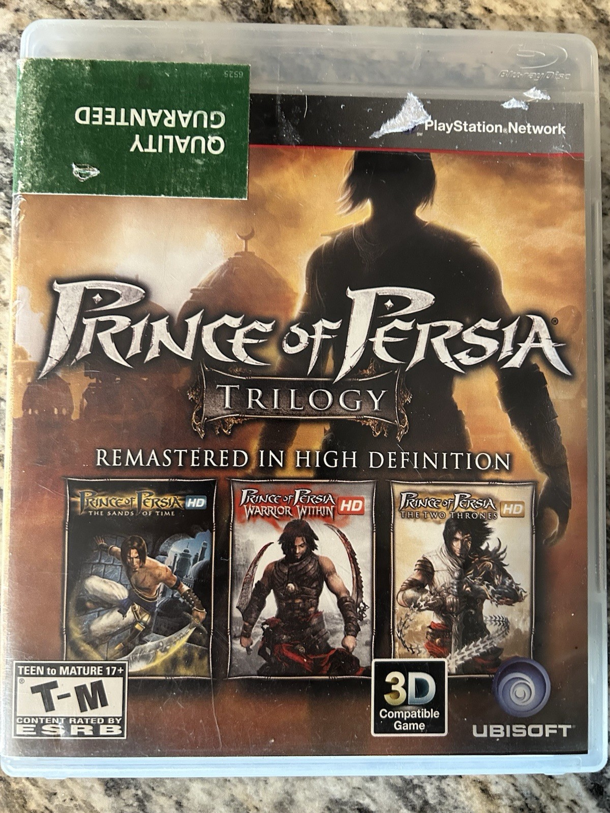 Ubisoft Prince of Persia Trilogy Remastered HD 3D Compatible PS3 NTSC-U/C