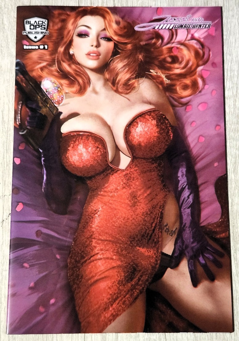 Jessi Zombie Hunter #1 Shikarii Kickstarter Cover F Trade Nice Black Ops NM