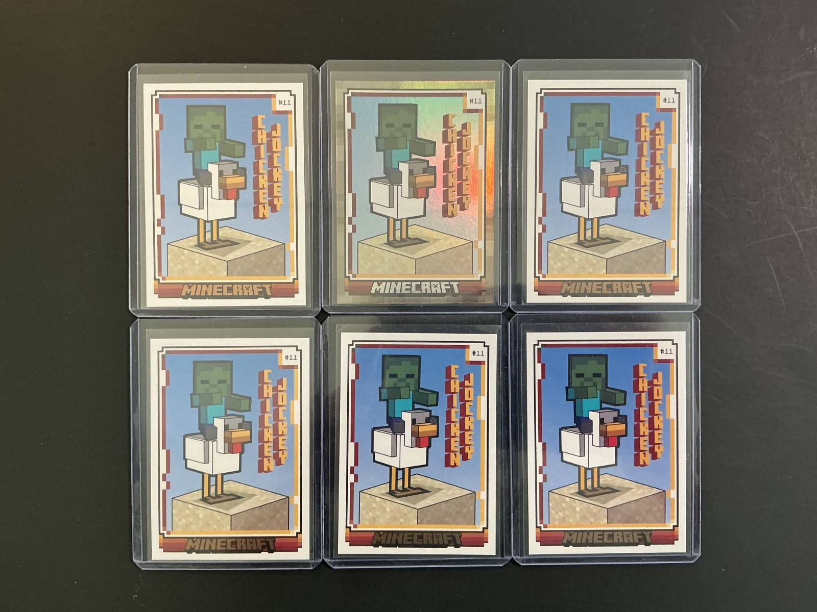 2024 Panini Minecraft Card #d Chicken Jockey /475  + 5 base Jockeys NM RARE 