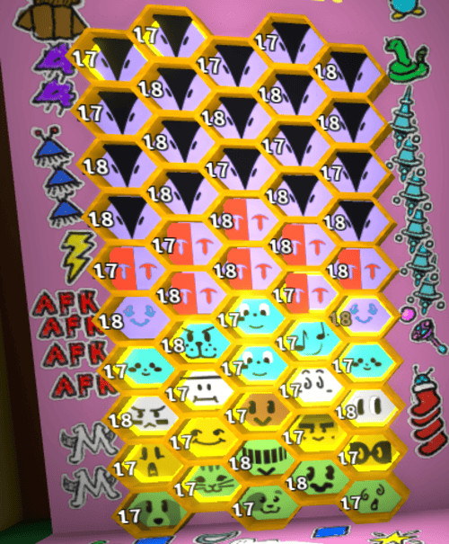 Bee Swarm Simulator - White Hive Acc LV17-18 *MESSAGE FOR MORE DETAILS*