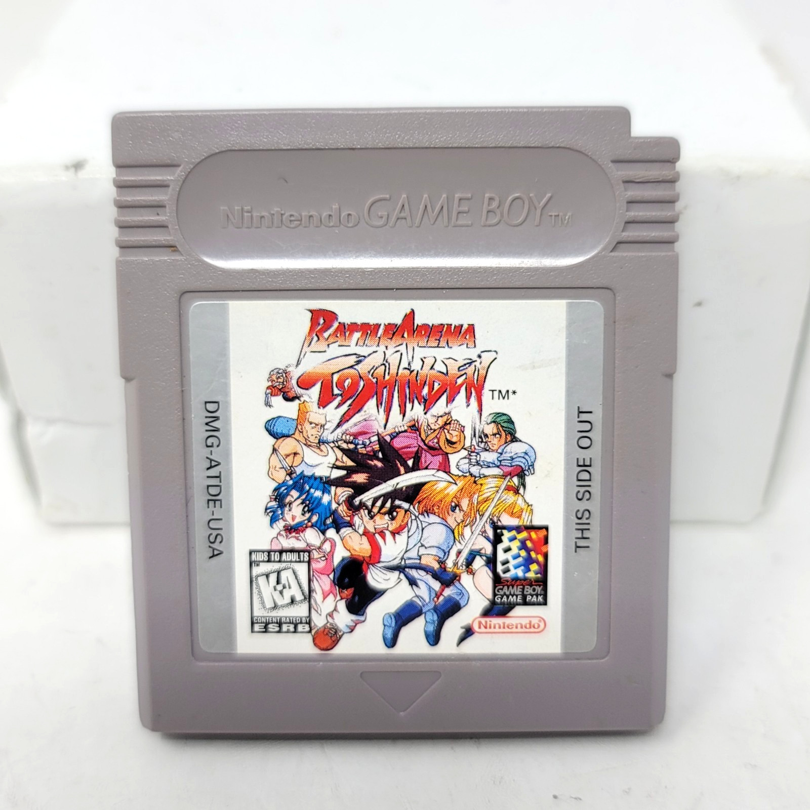 Battle Arena Toshinden (Nintendo Game Boy, 1996) Authentic Tested Working