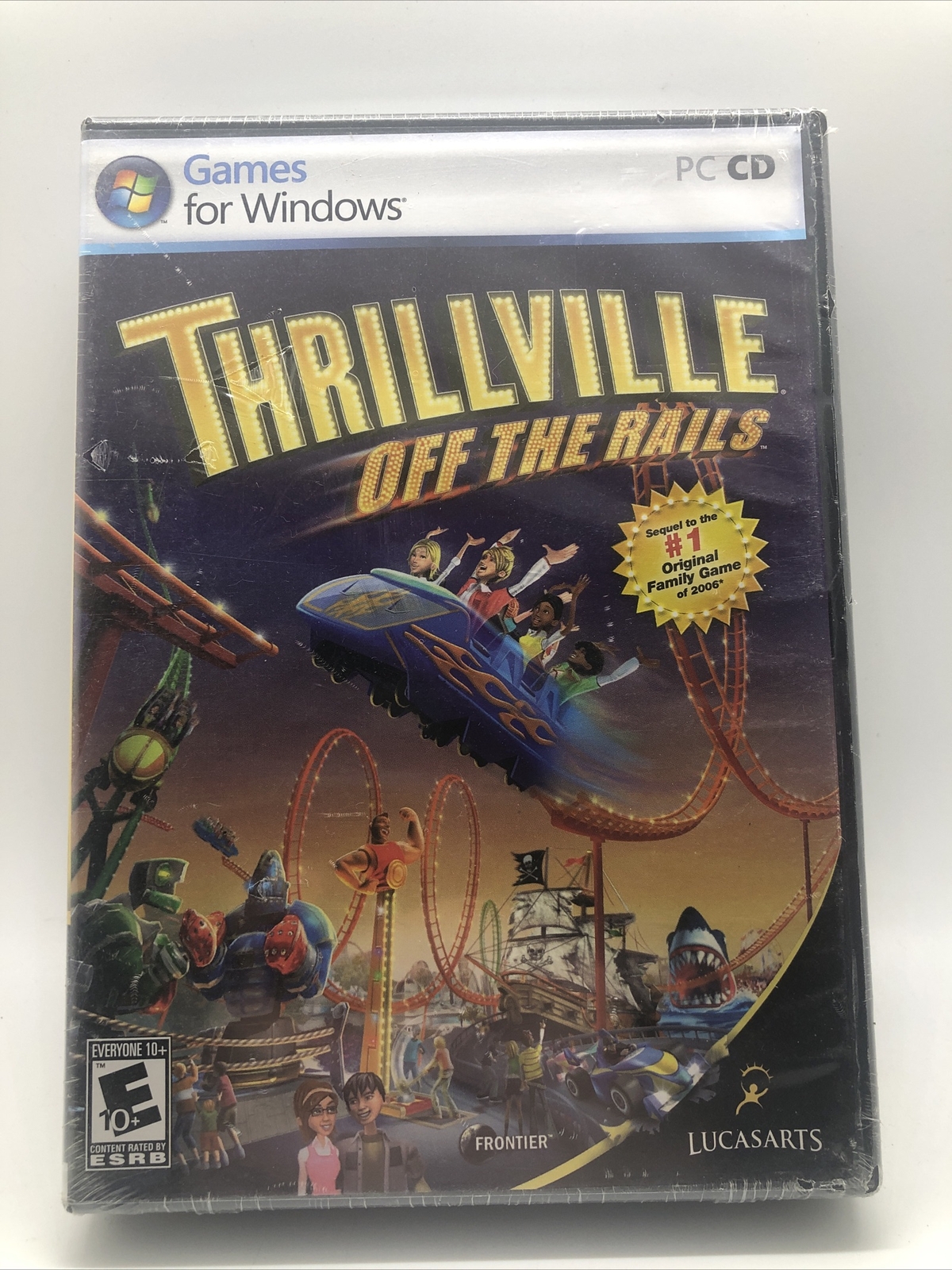 Video Game PC Thrillville Off the Rails Games For Window New Sealed