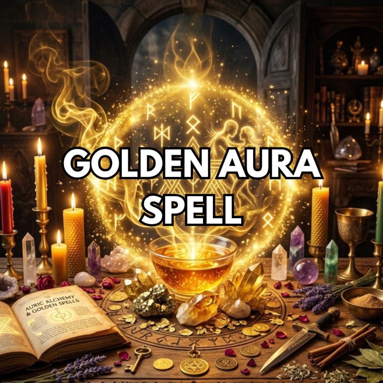 Ultimate Golden Aura Spell - Radiance, Confidence & Magnetic Presence  Awaken Yo
