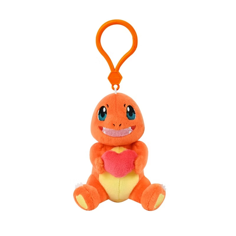 Pokemon Heart Charm Plush Figure Keychain Sealed