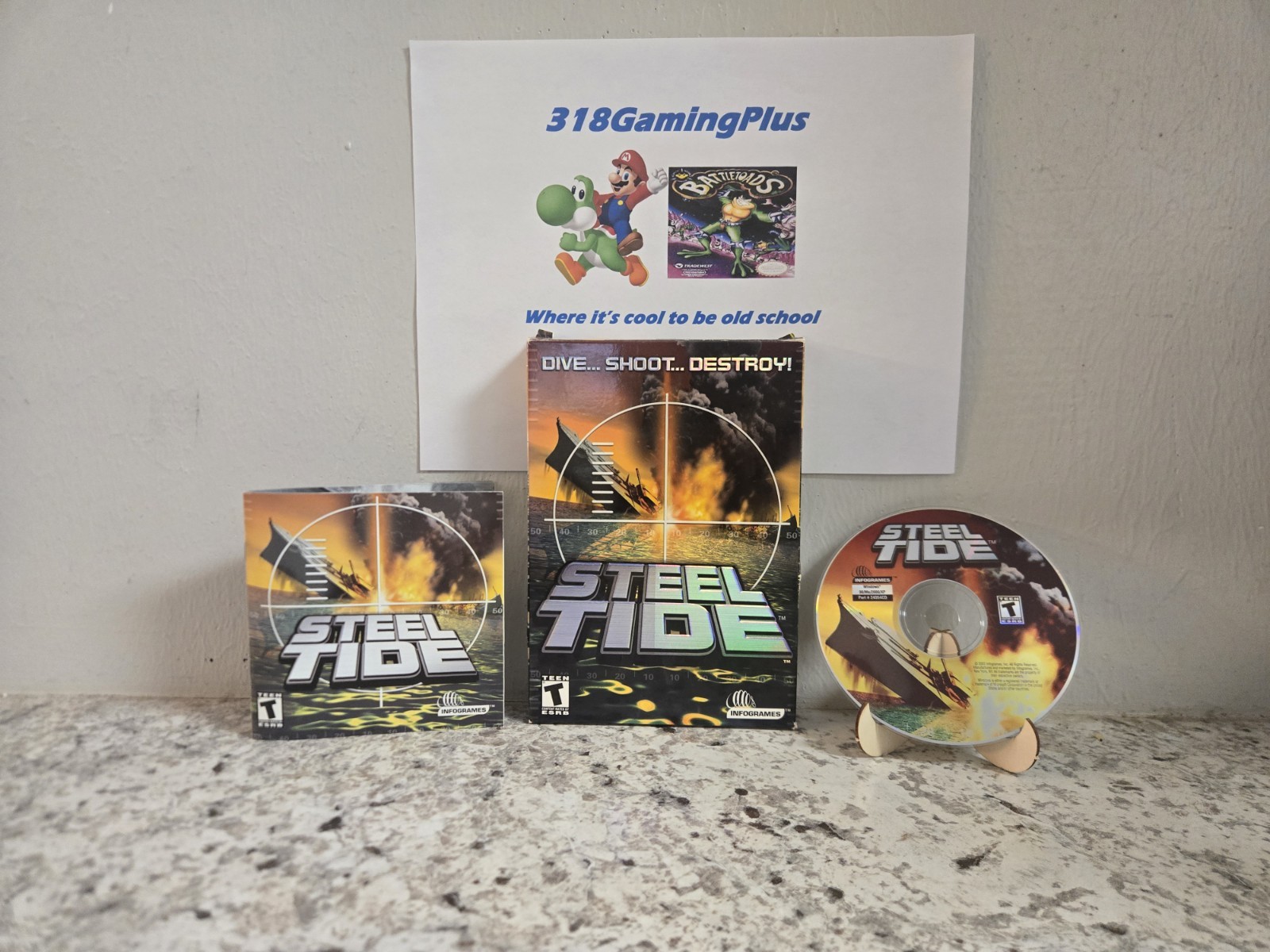 Steel Tide (PC, 2002) CIB RARE SMALL BOX FAST SAME DAY SHIPPING