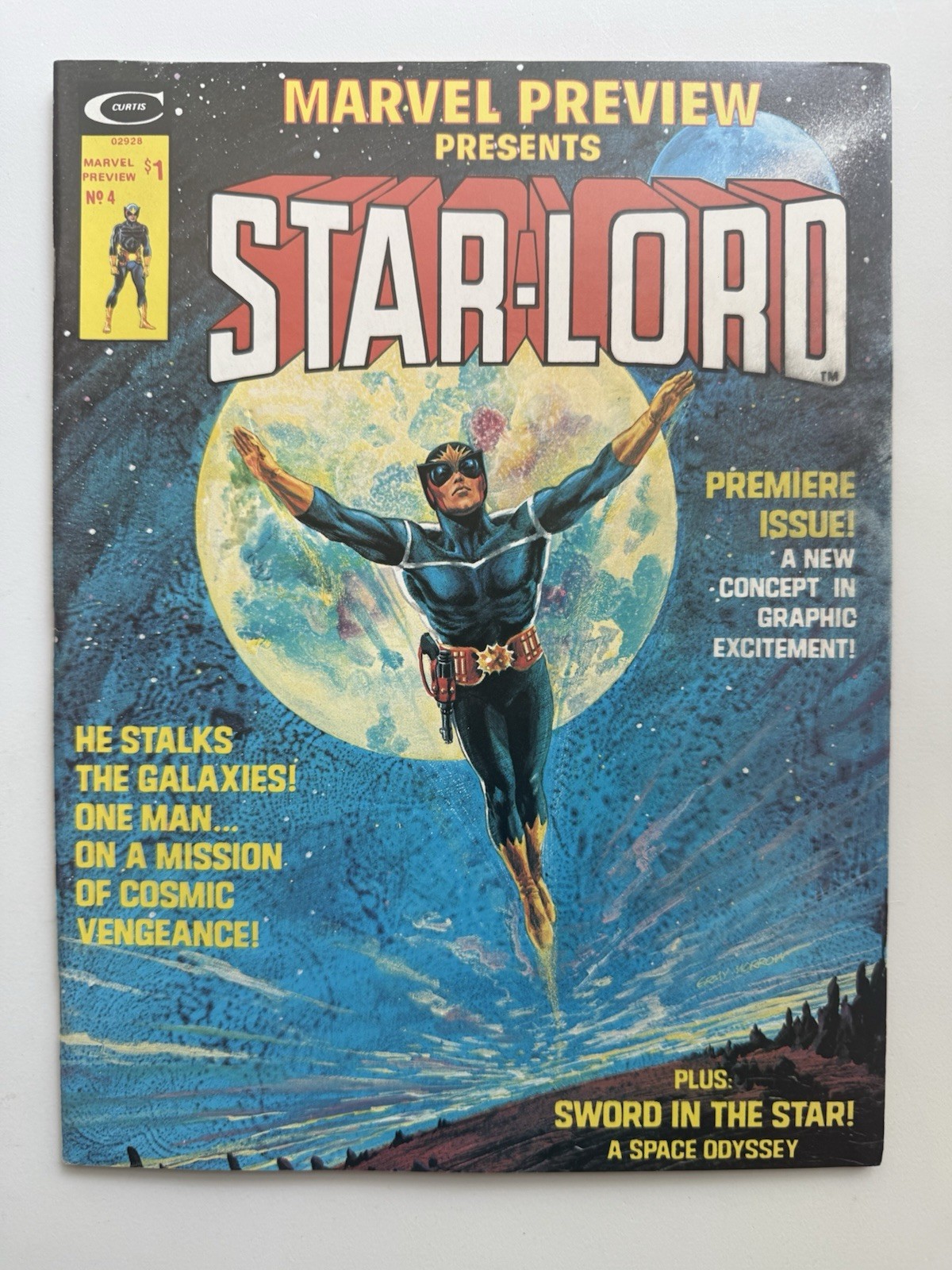 Marvel Preview #4 1976 First Appearance of Star Lord VF/VF+ Beautiful Copy