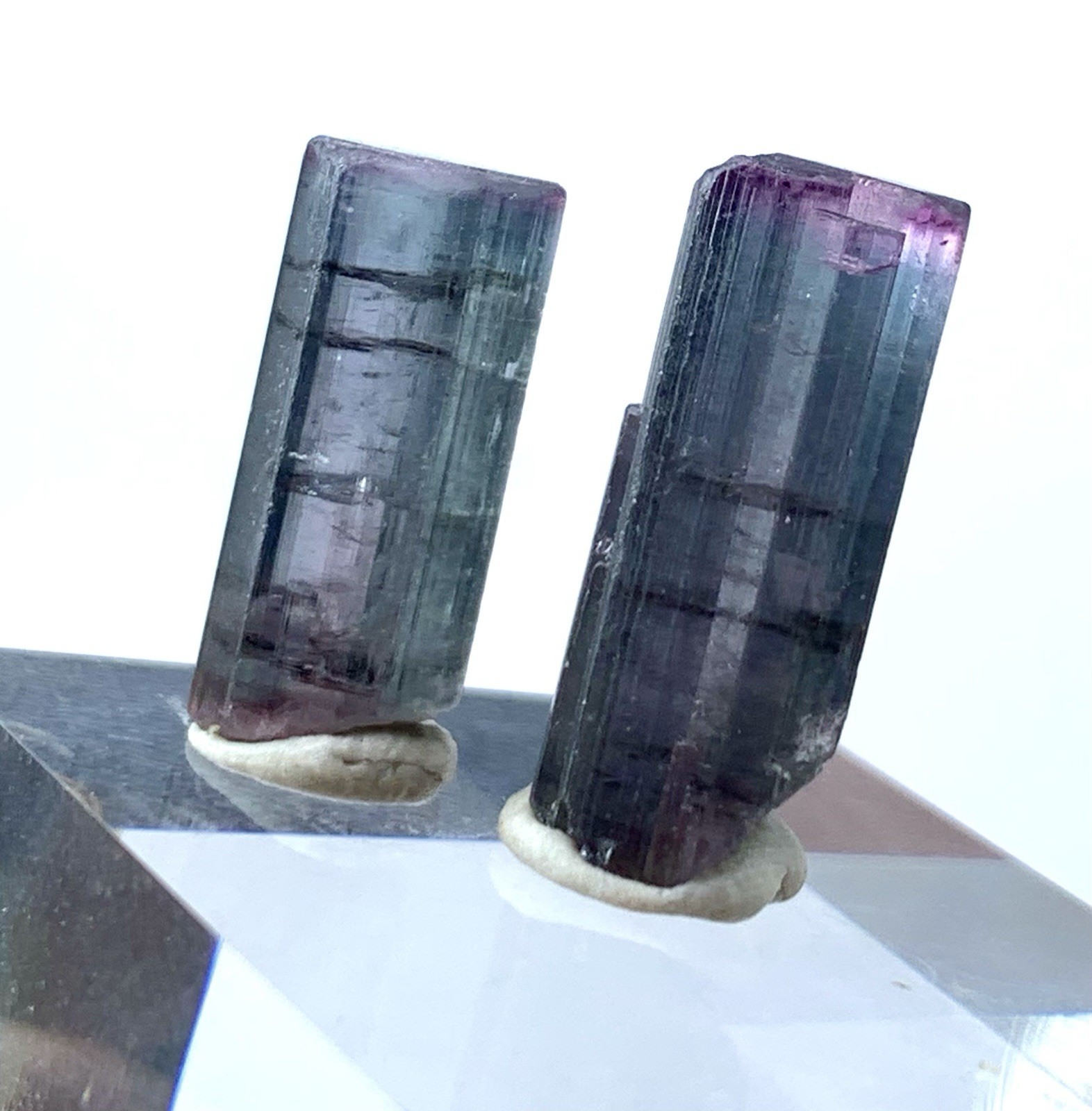 Natural Tri Color Tourmaline Dt Crystal From Afghanistan, 16.22 Ct