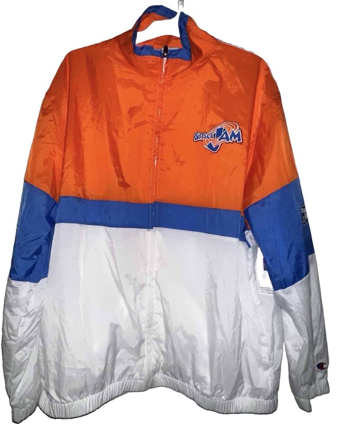 Space Jam Tune Squad Champion Windbreaker Size Adult XL 30th Anniversary