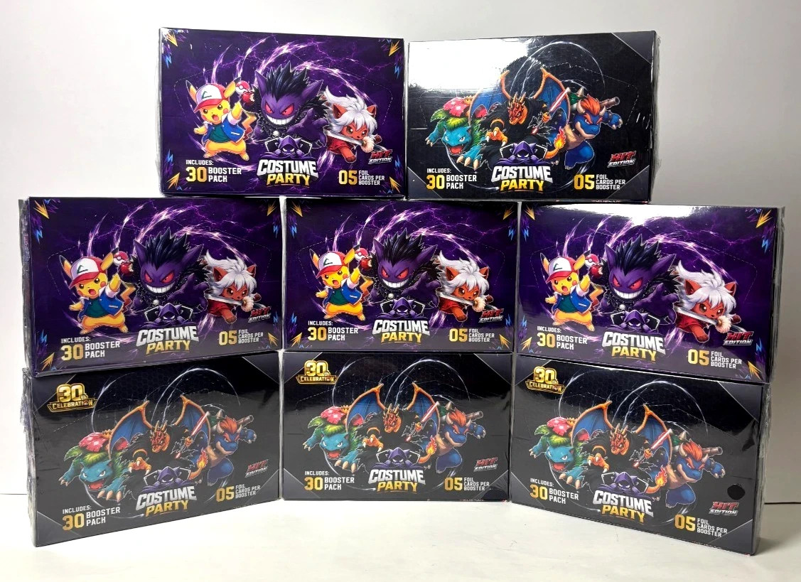 8 BOXES - 2026 POKEMON COSTUME PARTY HE Cards - 120 Sealed Packs