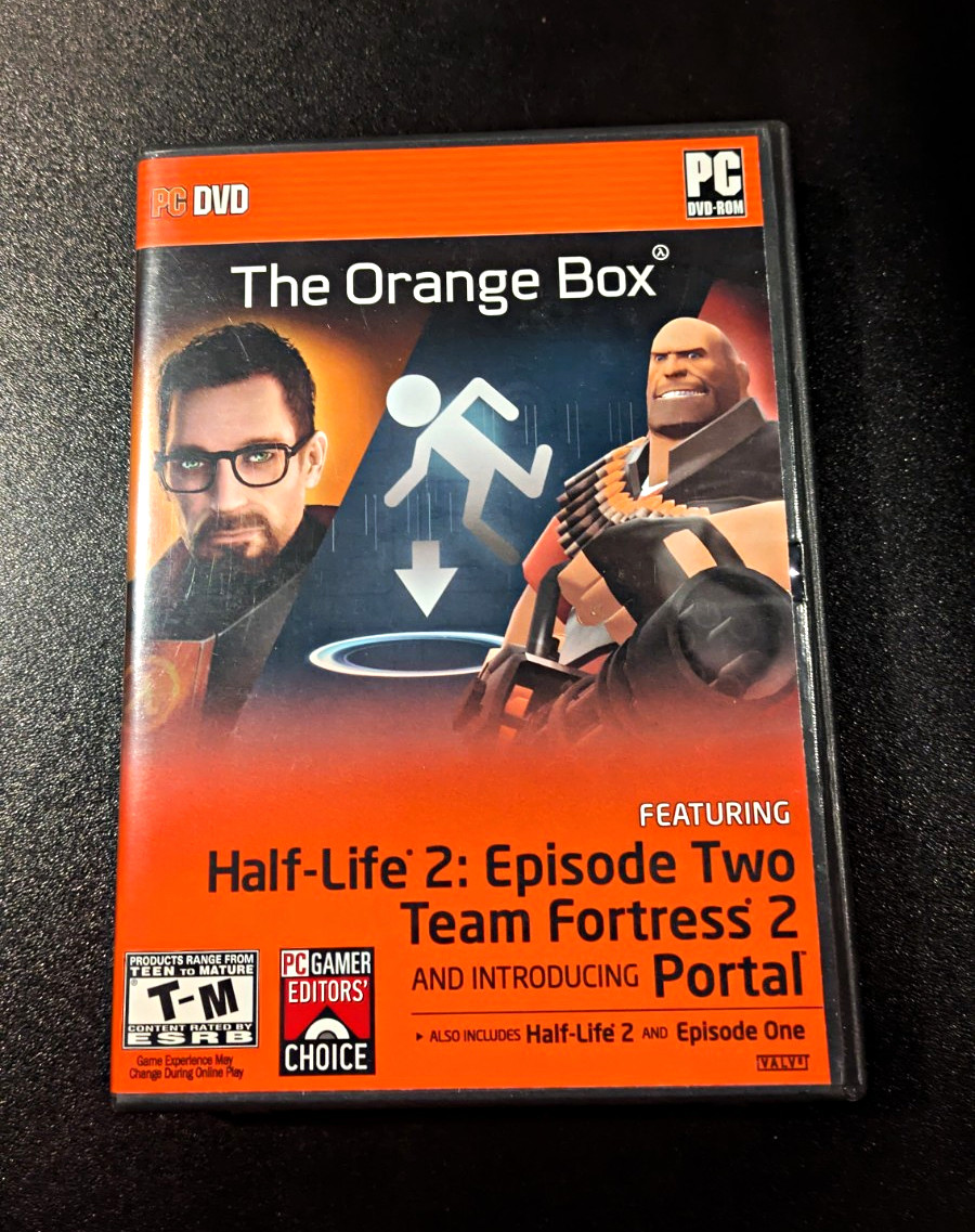 Valve The Orange Box PC DVD-ROM Manual Included 2007 Half-Life Series