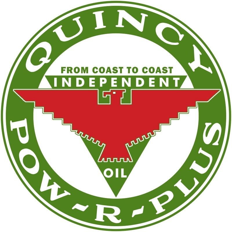 Quincy Pow R Plus Independent Gasoline NEW Sign 40\