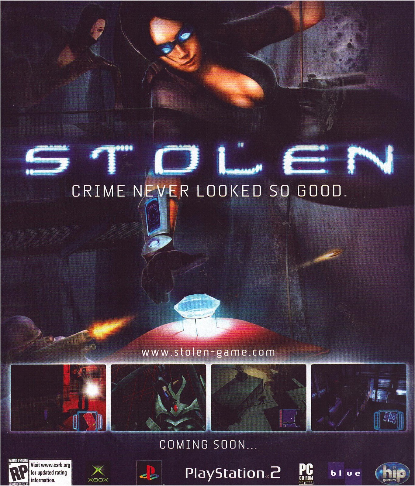 2005 Stolen Video Game Print Ad Wall Art