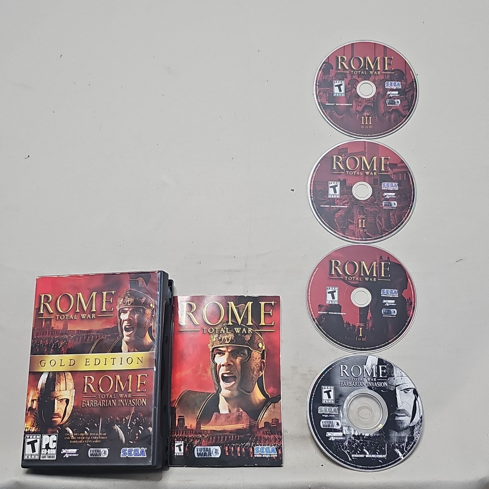 Rome: Total War Gold Edition Barbarian Invasion - PC - Complete