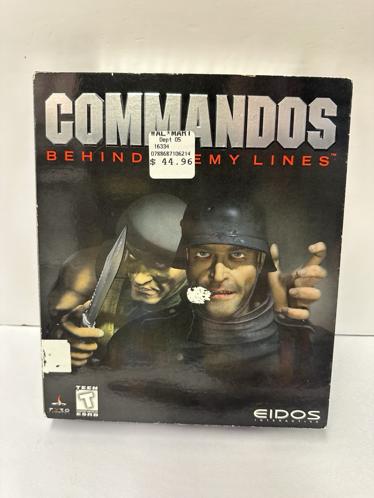 Commandos Behind Enemy Lines PC 1998 Eidos Big Box CD-ROM Vintage