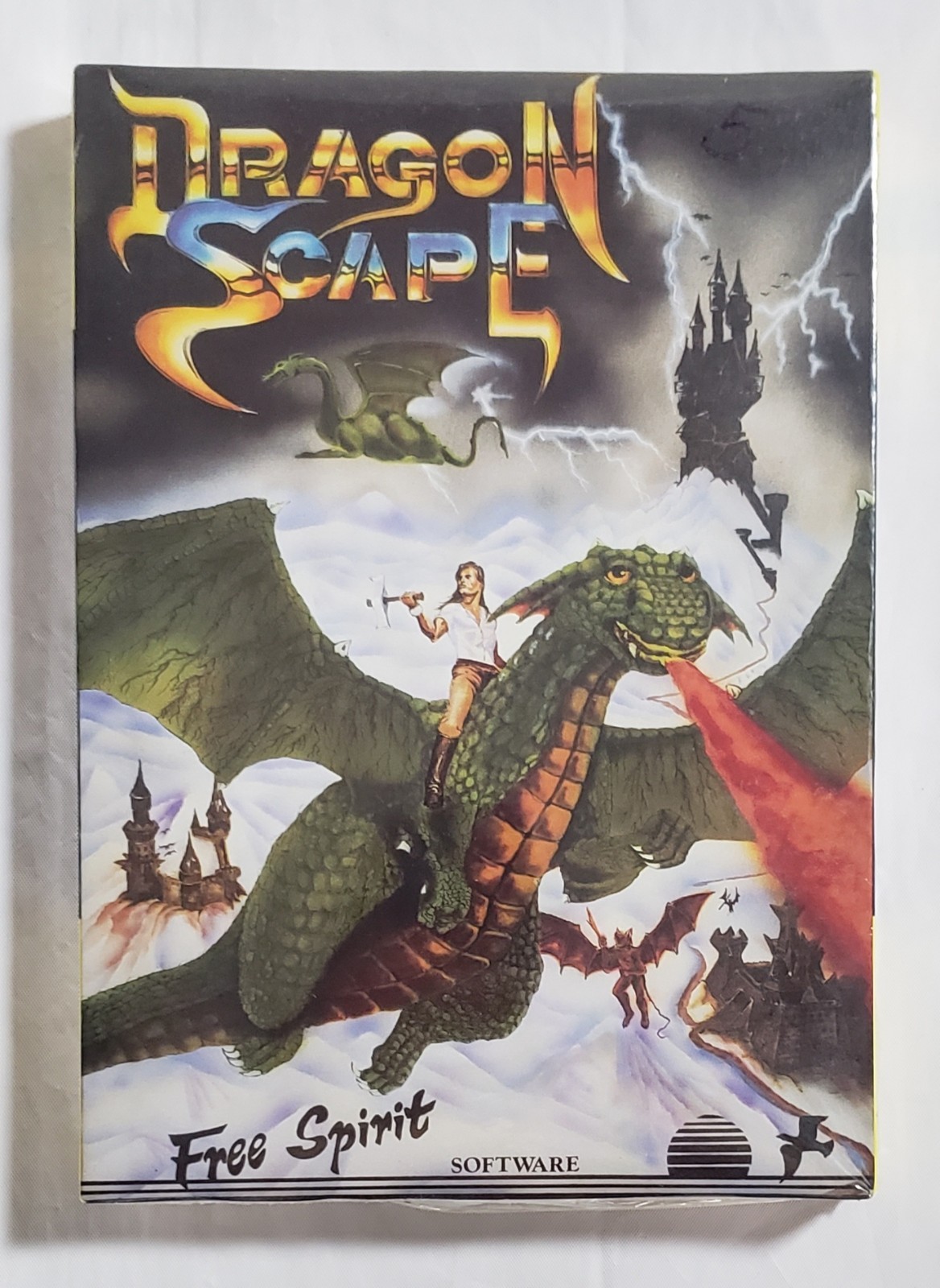 BRAND NEW 1990 Amiga Dragon Scape STILL SEALED Free Spirit Software Rare