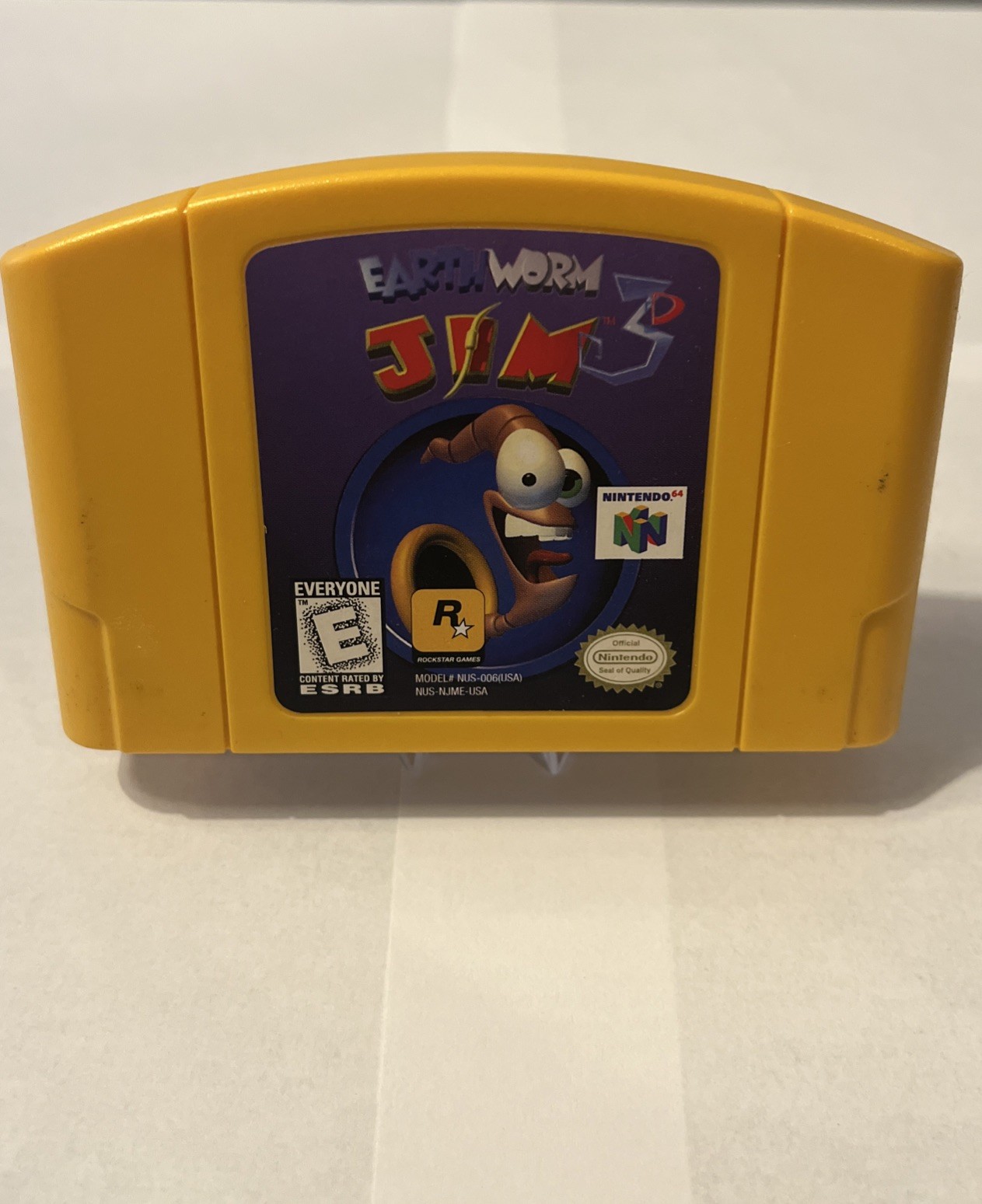 Earthworm Jim 3D Nintendo 64 N64 Game Authentic Tested And Working