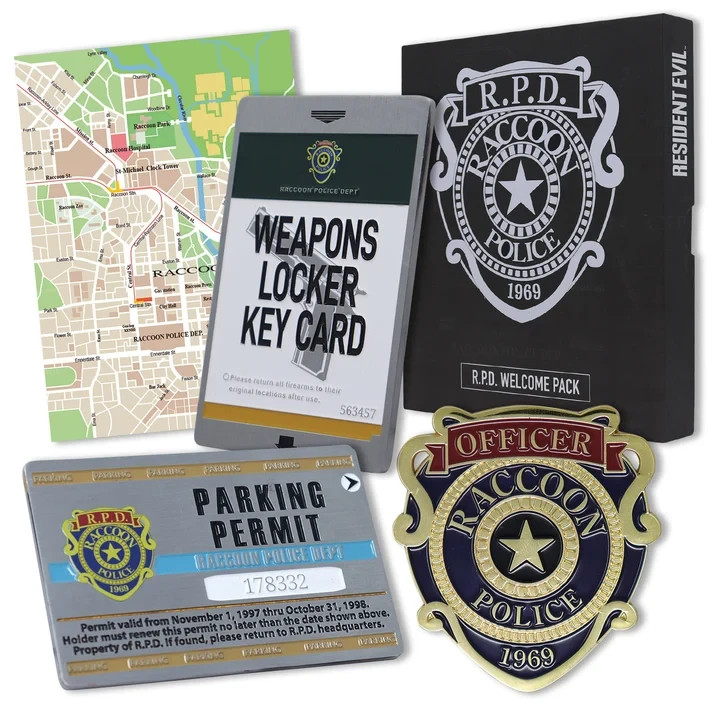 Resident Evil 2 R.P.D. Welcome Pack Limited Edition Set Badge (US Variant) RE2