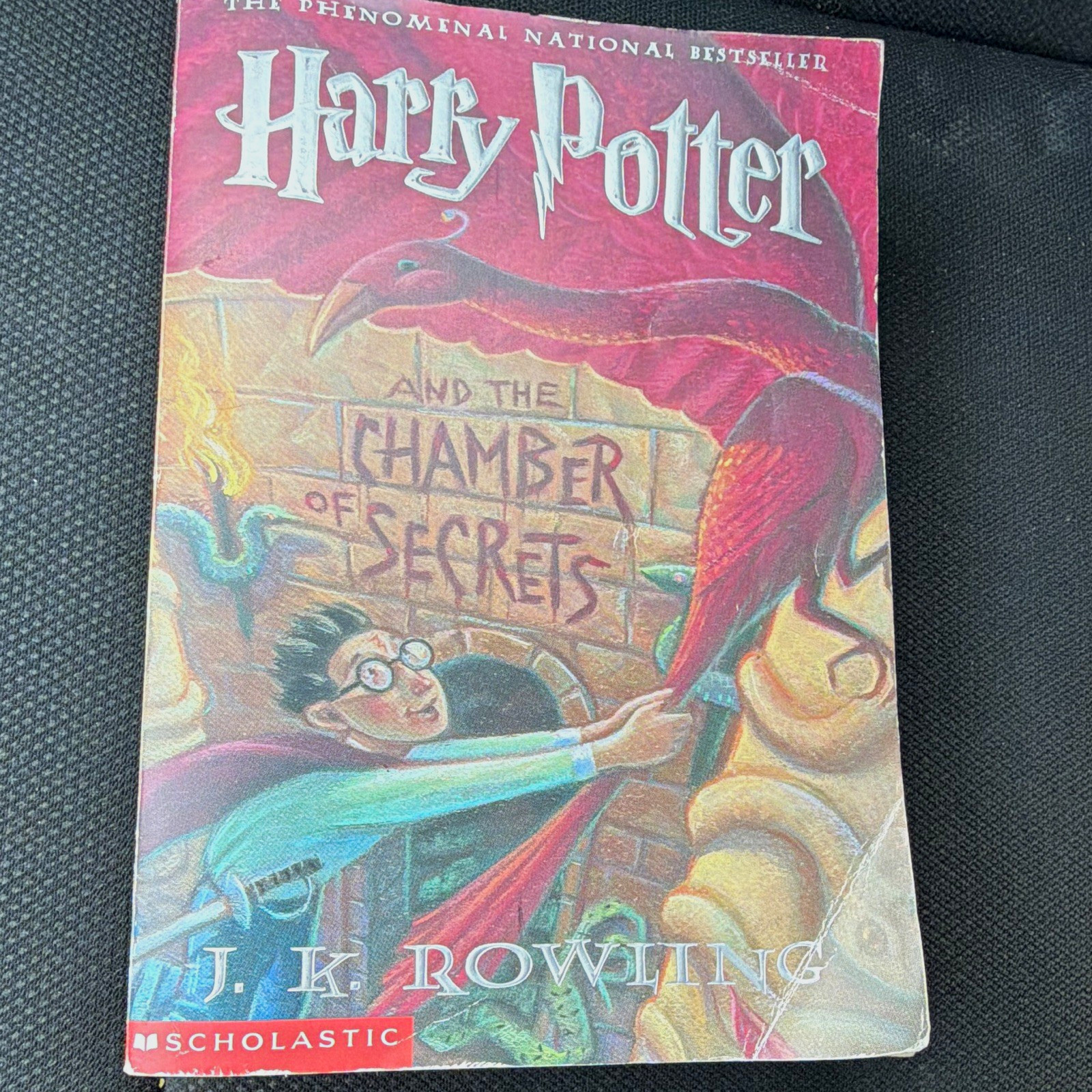 Scholastic Harry Potter Chamber of Secrets Paperback Book by J.K. Rowling